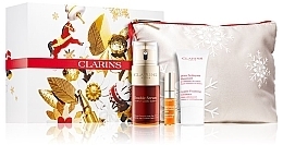 Fragrances, Perfumes, Cosmetics Set - Clarins Double Serum Edit Collection (serum/30ml + cleansing/30ml + lip/oil/2.8ml)