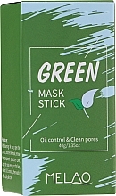 Fragrances, Perfumes, Cosmetics Organic Clay & Green Tea Mask Stick - Melao Green Tea Purifying Clay Stick Mask