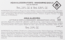 Guerlain Aqua Allegoria Forte Mandarine Basilic - Set (edp/75 ml + b/lot/75ml + edp 7.5 ml) — photo N3