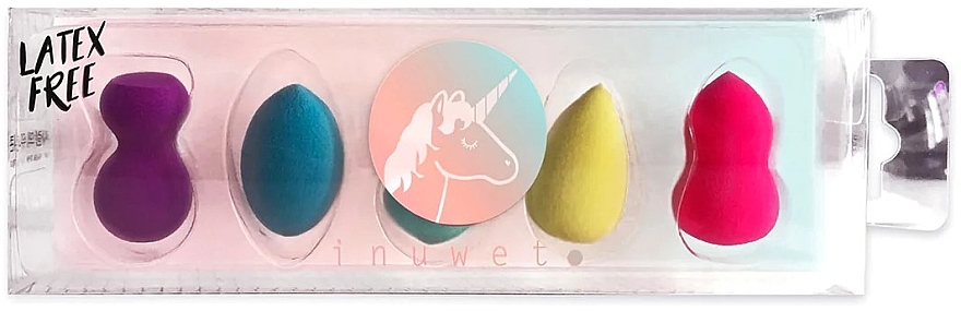 Makeup Sponge Set - Inuwet Mini Blenders 5 Pack — photo N1