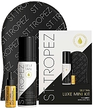 Fragrances, Perfumes, Cosmetics Set - St. Tropez Self Tan Luxe Mini Kit (Foam/50ml+drops/5ml+mitt/1pcs)