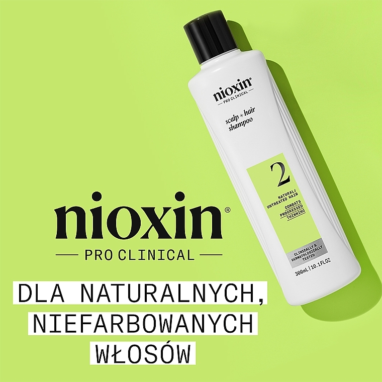 スカルプ＆ナチュラルヘア ケア シャンプー - Nioxin Pro Clinical System 2 Scalp + Hair Thickening Shampoo — photo N3