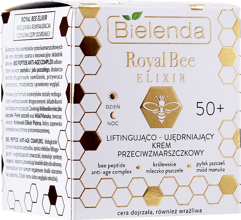 Lifting & Firming Anti-Wrinkle Cream - Bielenda Royal Bee Elixir Face Care — photo N3