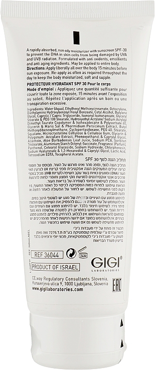 Body Sunscreen - Giigi Sun Care Sun Block Body Moisturizer SPF 30 — photo N2