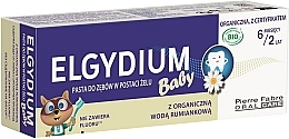 Fragrances, Perfumes, Cosmetics Baby Toothpaste with Chamomile Water, 6 months to 2 years - Elgydium Baby Toothpaste