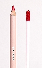 Makeup Revolution Lip Contour Kit Sassy Red (lipstick/3ml + l/pencil/0.8g) - Lip Makeup Set — photo N4