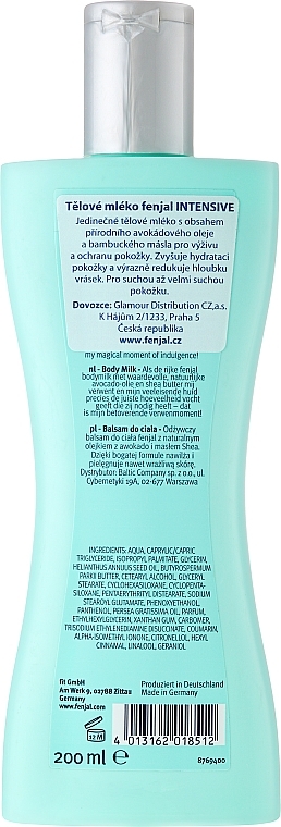 Body Milk - Fenjal Intensive Body Milk — photo N4