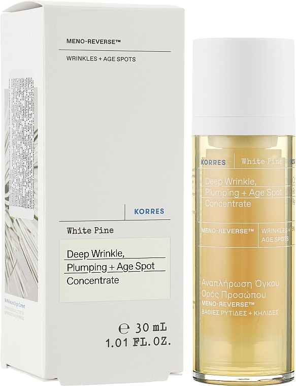 Face Serum - Korres White Pine Deep Wrinkle, Plumping + Age Spot Concentrate — photo N2