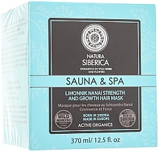 Fragrances, Perfumes, Cosmetics Strengthening & Growth Hair Mask - Natura Siberica Sauna & Spa