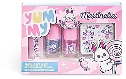 Fragrances, Perfumes, Cosmetics Nail Set - Martinelia Yummy Nail Art Set (n/polish/2x3ml + n/file/1pcs + n/stickers)