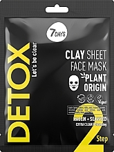 Fragrances, Perfumes, Cosmetics Cleansing Sheet Mask with Kaolin & Seaweed - 7 Days Detox