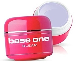 Fragrances, Perfumes, Cosmetics Nail Clear Gel Polish - Silcare Base One Clear