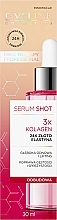 Collagen Face Serum - Eveline Cosmetics Serum Shot 3X Collagen — photo N2