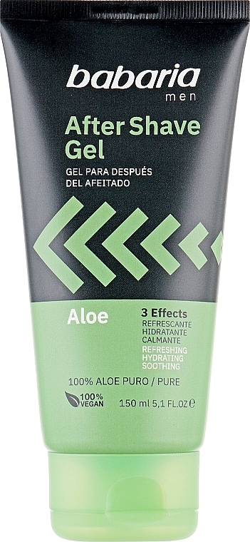 After Shave Gel - Babaria After Shave Gel 3 Effects Aloe Vera — photo N1