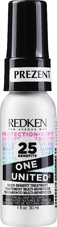 GIFT! Multifunctional Spray 25-in-1 for All Hair Types - Redken One United Elixir — photo N1