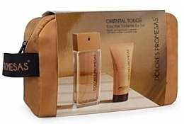 Fragrances, Perfumes, Cosmetics Dolores Promises Oriental Touch - Set (edt/100ml + h/gel/75ml + bag/1pcs)