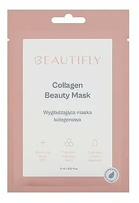 Collagen Face Mask, 8 pcs - Beautifly Collagen Mask — photo N1