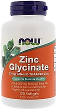 Fragrances, Perfumes, Cosmetics Capsules "Zinc Glycinate" - Now Foods Zinc Glycinate Softgels