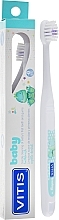 Fragrances, Perfumes, Cosmetics Baby Toothbrush 0+, white - Dentaid Vitis Baby Toothbrush