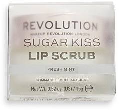 Fragrances, Perfumes, Cosmetics Fresh Mint Lip Scrub - Makeup Revolution Lip Scrub Sugar Kiss Fresh Mint