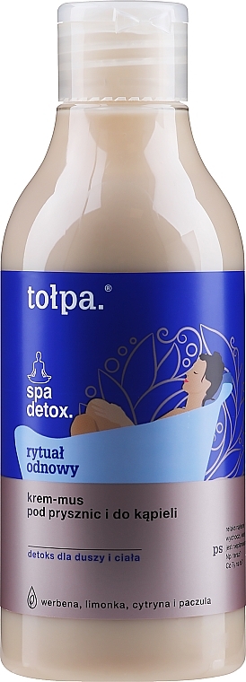Shower Cream-Mousse - Tolpa Spa Detox Body Bath Shower Cream — photo N1