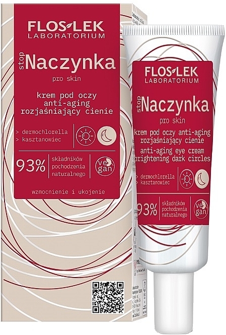 Anti-Aging Eye Cream - Floslek Stop Capillary Anti-Aging Eye Cream That Brightens Dark Circles — photo N3