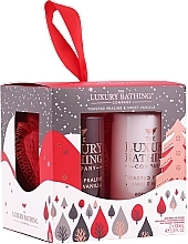 Fragrances, Perfumes, Cosmetics Set - Grace Cole The Luxury Bathing Toasted Praline & Sweet Vanilla Set (sh/gel/50ml + b/lot/50ml + sponge)