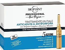 Anti-Hair Loss & Dandruff Ampoules for Men - Biopoint Anticaduta & Antiforfora Trattamento In Fiale — photo N1