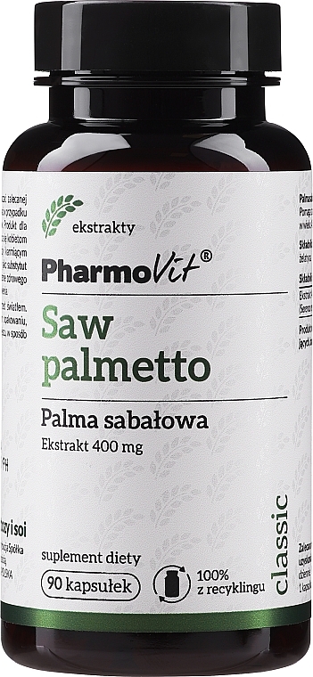 Prostate Dietary Supplement - Pharmovit Saw Palmetto — photo N1