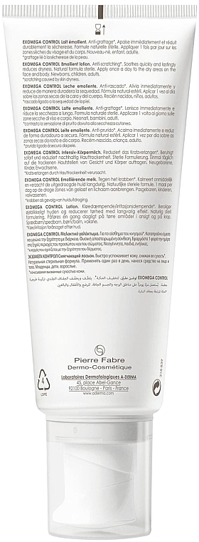 Soothing Face and Body Lotion - A-Derma Exomega Emollient Lotion — photo N9