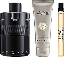 Azzaro The Most Wanted - Set (edp/100ml + sh/75ml + edp/10ml) — photo N2