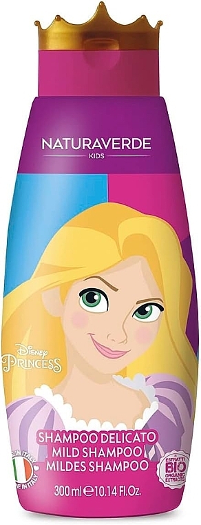 Kids Gentle Shampoo 'Disney Princesses: Ariel' - Naturaverde Kids Disney Princess Ariel Mild Shampoo — photo N1