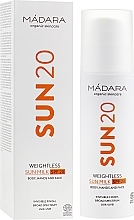 Fragrances, Perfumes, Cosmetics Ultralight Sun Protective Milk - Madara Cosmetics Sun20 Weightless Sun Milk SPF20