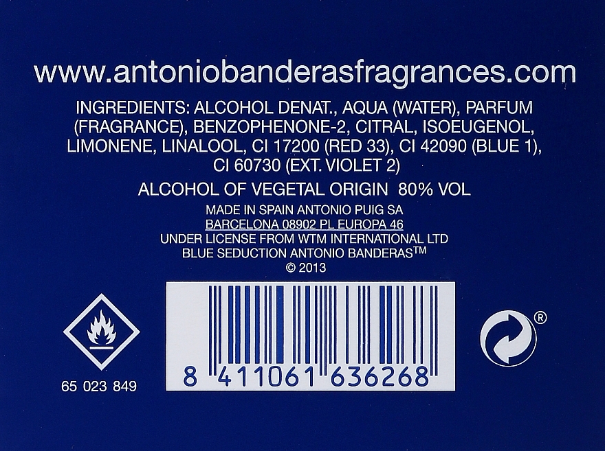 Blue Seduction Antonio Banderas - Eau de Toilette — photo N3