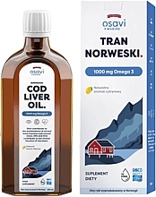 Lemon Cod Liver Oil Dietary Supplement - Osavi Cod Liver Oil 1000 Mg Omega 3 — photo N1