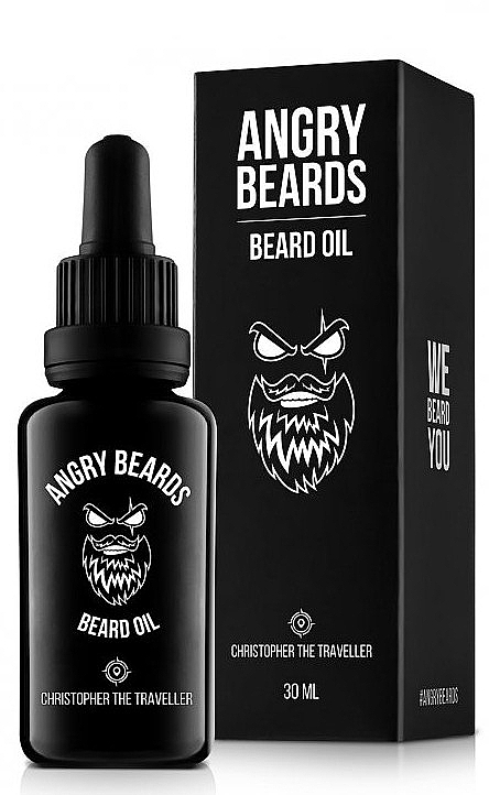 Beard Oil - Angry Beards Christopher the Traveller Beard Oil — photo N1