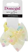 Fragrances, Perfumes, Cosmetics Hair Ties Set, FA-5602, 2 pcs, yellow bows - Donegal