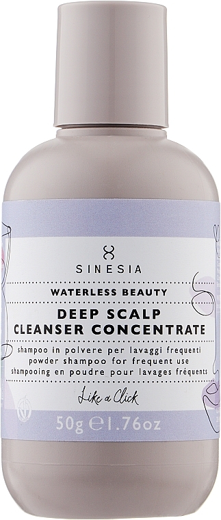 Mild Concentrated Powder Shampoo for Deep Cleansing - Sinesia Waterless Beauty Deep Scalp Cleanser Concentrate — photo N1