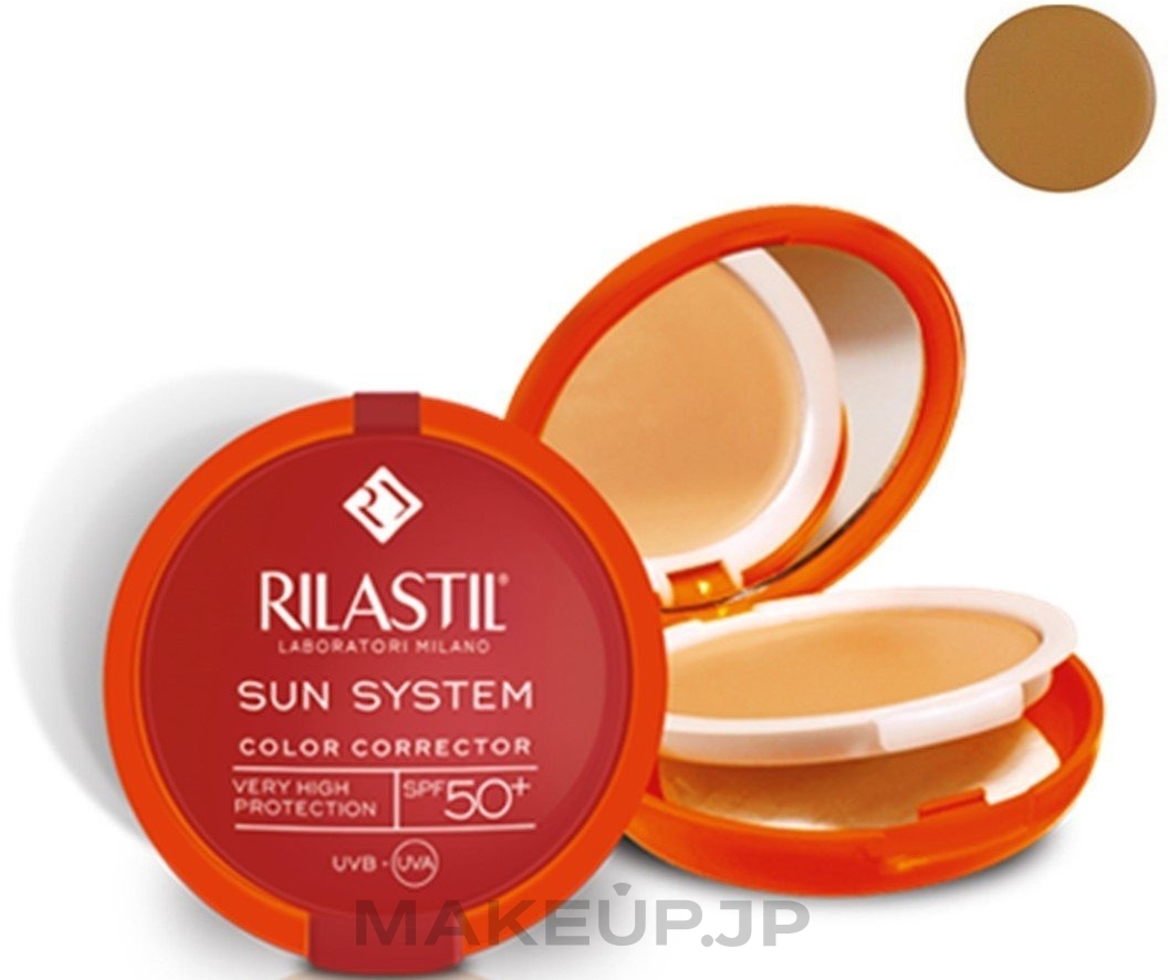 Compact Foundation - Rilastil Sun System Uniform Compact Cream SPF50+ — photo 03 - Bronze