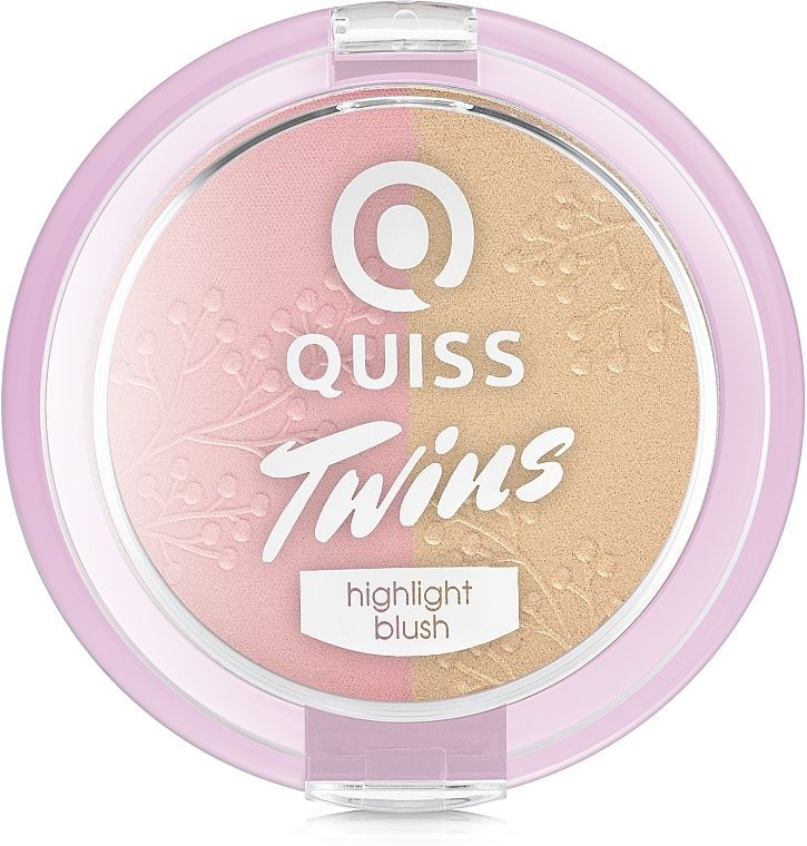 Blush & Highlighter - Quiss Twins Highlight & Blush — photo N2