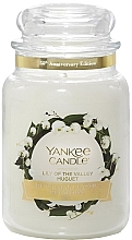 Fragrances, Perfumes, Cosmetics Scented Candle in Jar - Yankee Candle Lily of the Valley large Jar