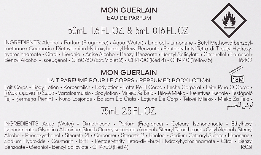 Guerlain Mon Guerlain Eau de Parfum - Set (edp/50 ml + b/lot/75ml + edp/5 ml) — photo N3