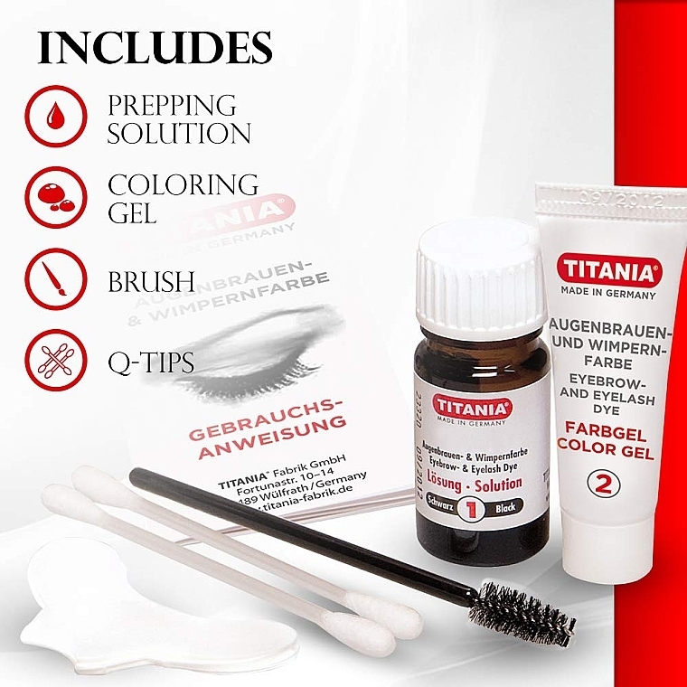 Eyebrow & Eyelash Dye - Titania Eyebrow & Eyelash Dye — photo N26