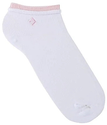 Socks, white with a pink insert - Moraj — photo N1