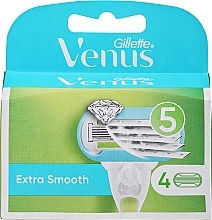 Fragrances, Perfumes, Cosmetics Shaving Razor Refills, 4 pcs. - Gillette Venus Extra Smooth