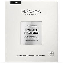 Eye Contour Mask, 3 sets - Madara Cosmetics Time Miracle Eye Lift Mask 15min 3 Sets — photo N1