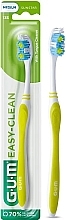 Fragrances, Perfumes, Cosmetics Toothbrush - G.U.M Sunstar Easy Clean, medium, yellow