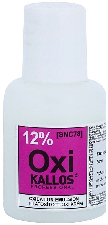 Oxidizing Emulsion 12% - Kallos Cosmetics OXI Oxidation Emulsion With Parfum — photo N2