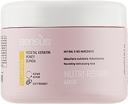 Fragrances, Perfumes, Cosmetics Nourishing Mask for Dry Hair - Sensus Nutri Repair Mask