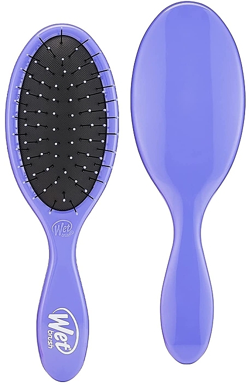 Comb for Thin Hair - Wet Brush Custum Care Detangler Fot Thin Hair Blue — photo N1